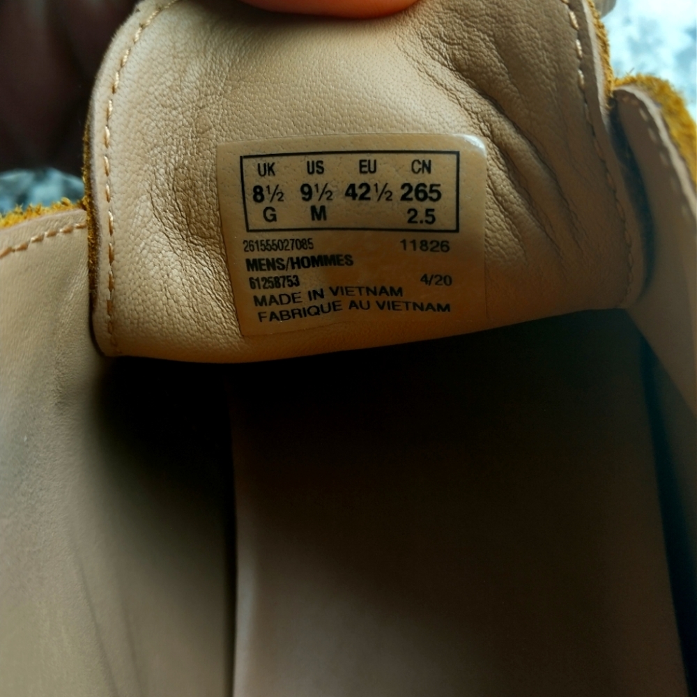 Clark's Men's Desert Boot 2 - 9.5M Ochre Suede - Picture 4 of 6